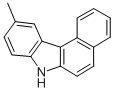 Structure of 10-methyl-7h-benzo(c)carbazol
