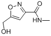 5-(羟甲基)-N-甲基异恶唑-3-甲酰胺结构式