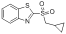 Structure of 2-(CYCLOPROPYLMETHYLSULFONYL)BENZO[D]THIAZOLE