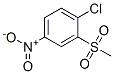 Structure of 1-chloro-2-(methylsulphonyl)-4-nitrobenzene