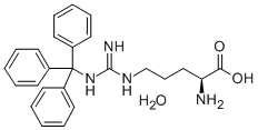 Structure of L-ASPARAGINE(TRITYL) H2O