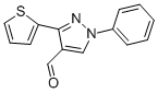Structure of 1-phenyl-3-(2-thienyl)-1H-pyrazole-4-carbaldehyde