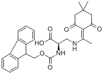 Structure of FMOC-D-DAP(DDE)-OH