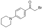 Chemical structure of 4-(Piperidin-1-yl)phenacyl bromide