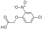 Structure of (4-chloro-2-nitrophenoxy)acetic acid