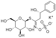 Chemical structure of GLUCOBARBARIN