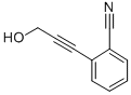Structure of 2-(3-HYDROXYPROP-1-YNYL)BENZONITRILE