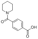 Structure of P-(PIPERIDINOCARBONYL)-,BENZOIC ACID