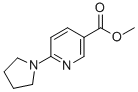 Structure of METHYL 6-(1-PYRROLIDINYL)NICOTINATE