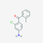 Methanone, (4-amino-2-chlorophenyl)(2-methylphenyl)-结构式