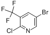 Structure of 5-BROMO-2-CHLORO-3-(TRIFLUOROMETHYL)PYRIDINE