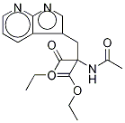 ETHYL A-ACETAMIDO-A-CARBETHOXY-B-(7-AZA-3-INDOLYL)PROPIONATE结构式