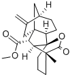 Structure of 4aalpha,4bbeta-Gibbane-1alpha,10beta-dicarboxylic acid, 4a-hydroxy-1-methyl-8-methylene-, 1,4a-lactone, methyl ester