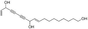 Structure of 9,17-Octadecadiene-12,14-diyne-1,11,16-triol