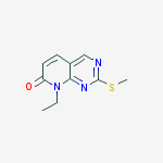Structure of 8-ETHYL-2-(METHYLTHIO)PYRIDO[2,3-D]PYRIMIDIN-7(8H)-ONE