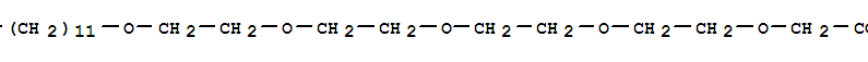 Structure of LAURETH-5 CARBOXYLIC ACID