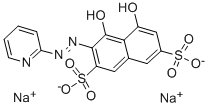 Structure of 2-(2-PYRIDYLAZO) CHROMOTROPIC ACID DISODIUM SALT
