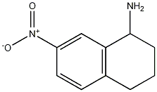 Structure of 7-nitro-1,2,3,4-tetrahydronaphthalen-1-amine