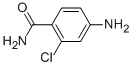 Structure of 4-amino-2-chlorobenzamide