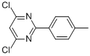 Structure of 4,6-DICHLORO-2-(4-METHYLPHENYL)PYRIMIDINE