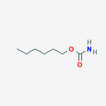 Structure of carbamic acid, hexyl ester