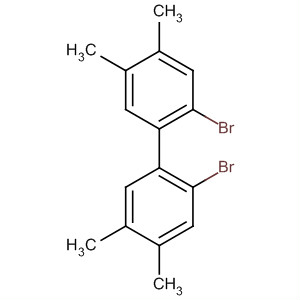 1,1'-Biphenyl, 2,2'-dibromo-4,4',5,5'-tetramethyl-结构式
