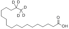 Structure of OCTADECANOIC-17,17,18,18,18-D5 ACID