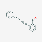 2-(phenylbuta-1,3-diyn-1-yl)benzaldehyde结构式