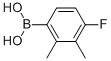 Structure of 4-FLUORO-2,3-DIMETHYLPHENYLBORONIC ACID