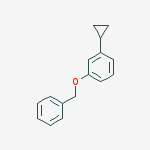 Structure of 1-(Benzyloxy)-3-cyclopropylbenzene