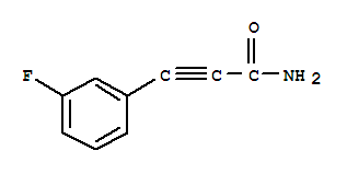 2-Propynamide,3-(3-fluorophenyl)-结构式