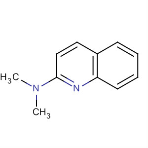 Structure of 2-Quinolinamine, N,N-dimethyl-