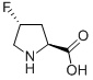 Structure of (2S,4R)-4-Fluoropyrrolidine-2-carboxylic acid