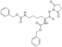 Structure of Z-LYS(Z)-OSU