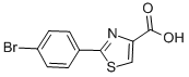 Structure of 2-(4-BROMO-PHENYL)-THIAZOLE-4-CARBOXYLIC ACID