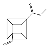 Methyl (1S,2R,3R,8S)-4-formylcubane-1-carboxylate结构式