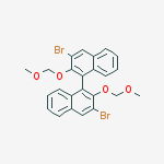 Structure of (R)-3,3'-Dibromo-2,2'-bis(meth