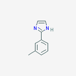 1H-Imidazole, 2-(3-methylphenyl)-结构式