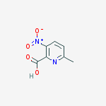 Structure of 6-methyl-3-nitro-pyridine-2-carboxylic acid