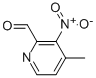 Structure of 4-METHYL-3-NITROPYRIDINE-2-CARBALDEHYDE