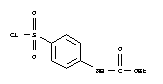 Structure of ethyl [4-(chlorosulfonyl)phenyl]carbamate