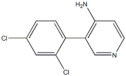 3-(2,4-二氯苯基)吡啶-4-胺结构式