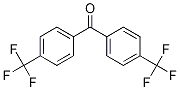 Chemical structure of Methanone, bis[4-(trifluoromethyl)phenyl]-