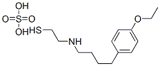 Structure of  2-[4-(p-Ethoxyphenyl)butyl]aminoethanethiol sulfate 