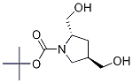 Structure of (2S,4R)-tert-butyl 2,4-bis(hydroxyMethyl)pyrrolidine-1-carboxylate