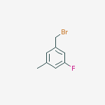 Structure of 3-FLUORO-5-METHYLBENZYL BROMIDE