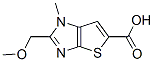 Structure of 1H-Thieno[2,3-d]imidazole-5-carboxylic acid, 2-(methoxymethyl)-1-methyl-