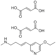 Structure of 4-(5-ETHOXY-3-PYRIDINYL)-N-METHYL-(3E)-3-BUTEN-1-AMINE DIFUMARATE