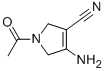 Structure of 1-ACETYL-4-AMINO-2,5-DIHYDRO-1H-PYRROLE-3-CARBONITRILE