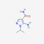 Structure of 5-AMINO-1-ISOPROPYL-1H-PYRAZOLE-4-CARBOXAMIDE